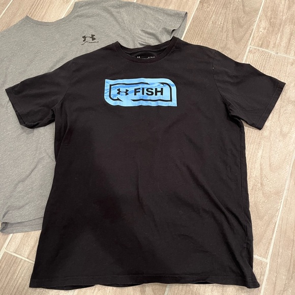 (3) Under Armour T-Shirts Men’s Size XL Colors: Beige, Black, & Gray - Picture 8 of 16